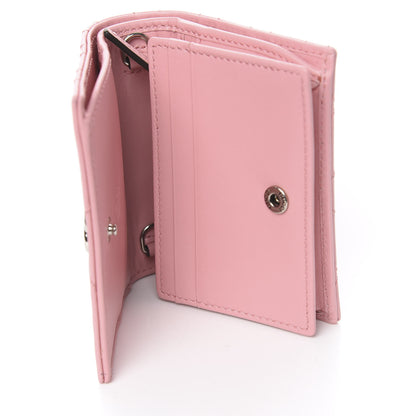 Gucci Calfskin Matelasse GG Marmont Mini Wallet On Chain Wild Rose 5 of 10