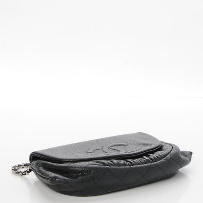 Chanel Caviar Half Moon Wallet On Chain WOC Black 4 of 8
