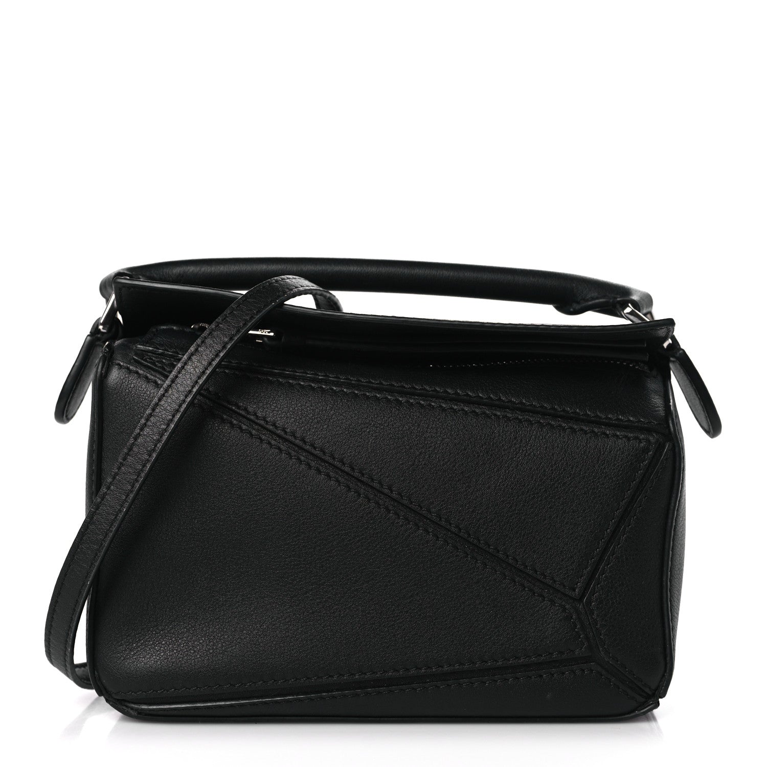 Loewe Calfskin Mini Puzzle Bag Black 1 of 11