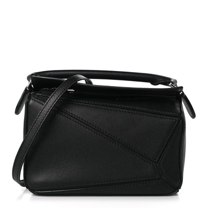 Loewe Calfskin Mini Puzzle Bag Black 1 of 11