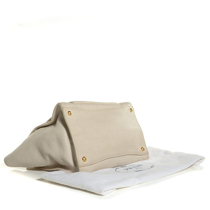 Prada Vitello Daino Shopping Tote Talco 4 of 11