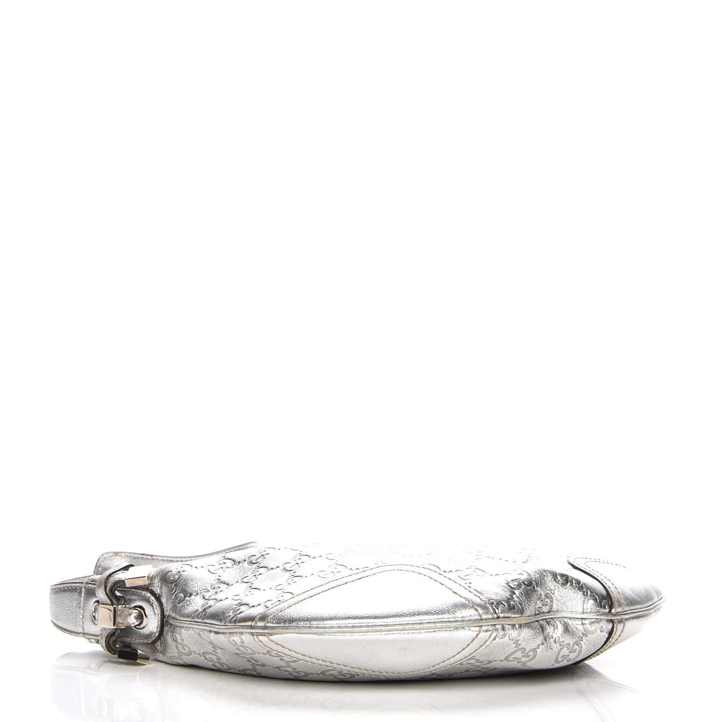 Guccissima Small Princy Hobo Silver
