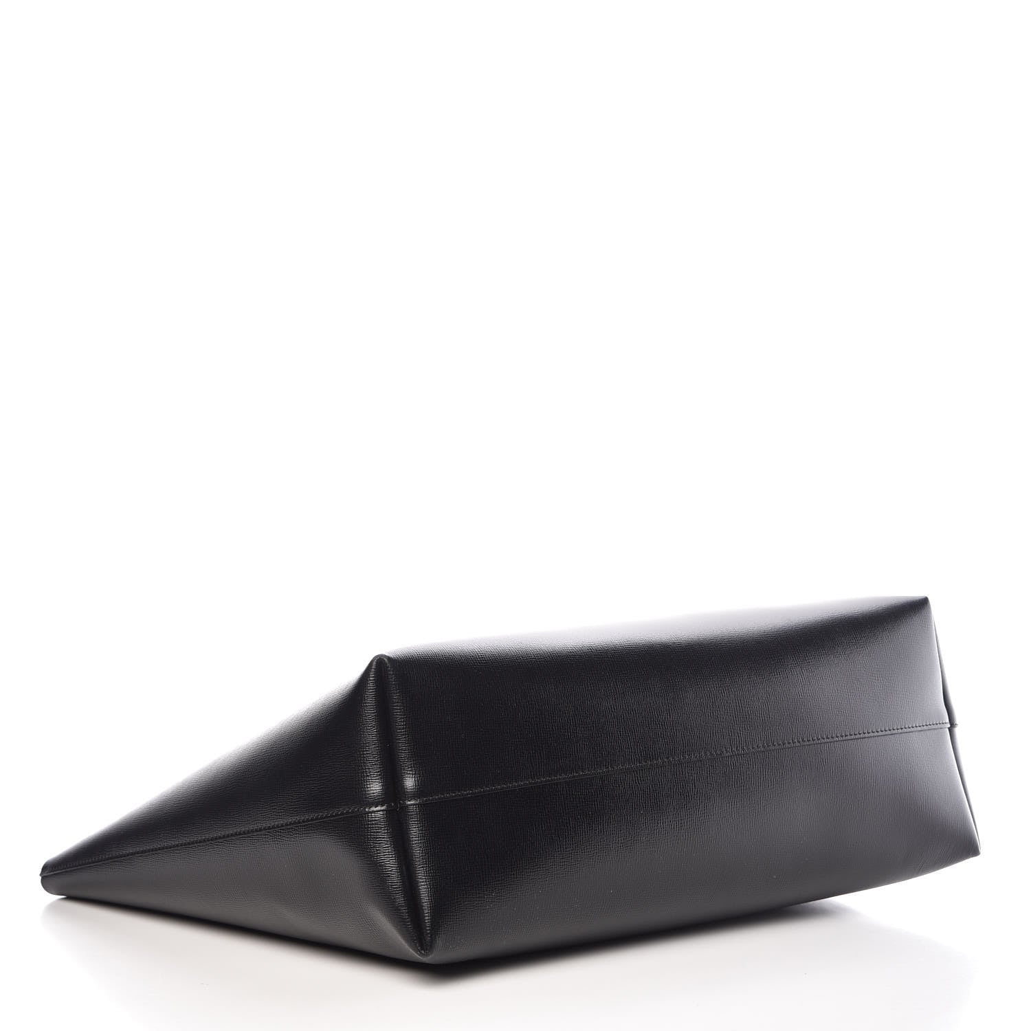 Tom Ford Grained Calfskin Large T Tote Black 4 of 8