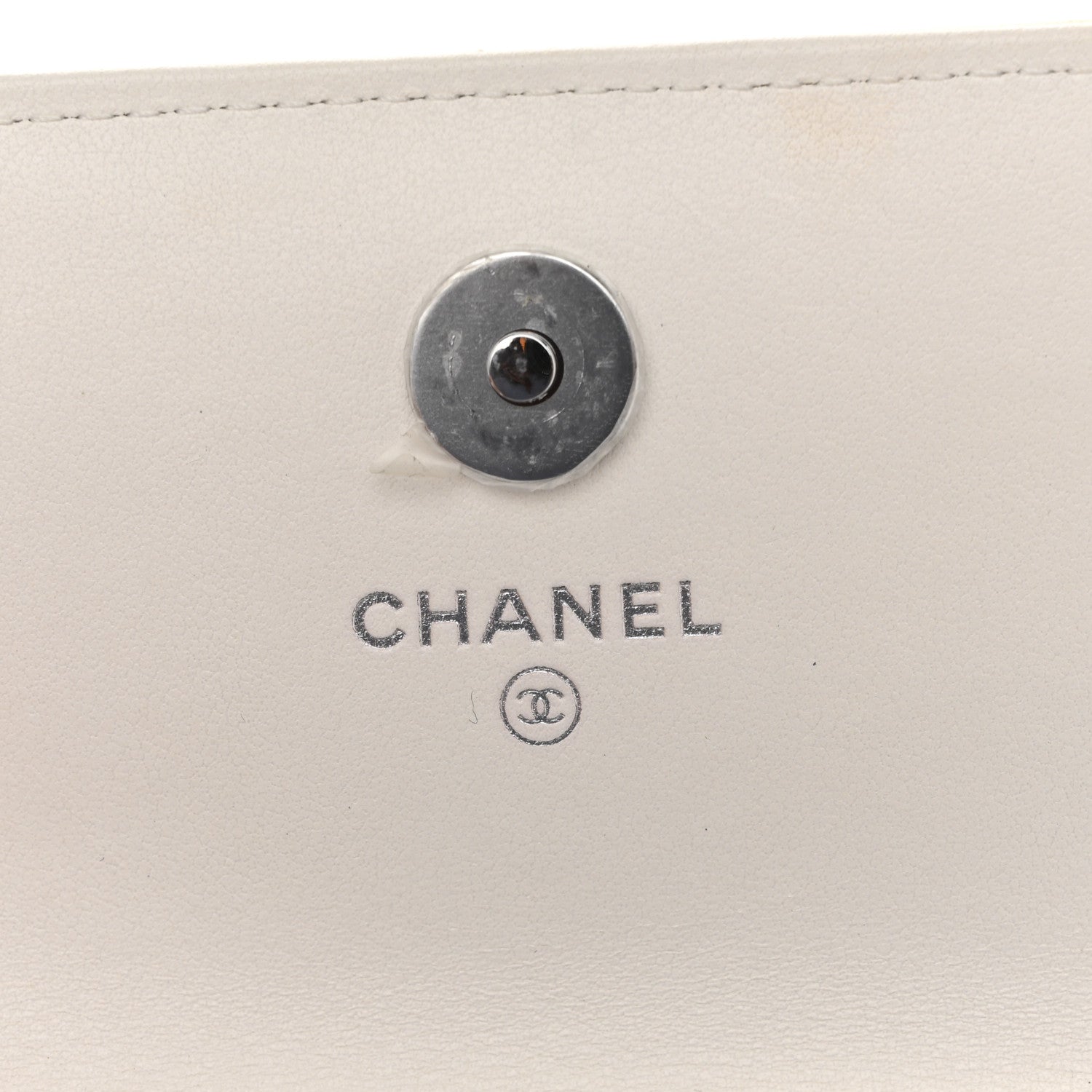 Chanel Caviar Quilted My Everything Belt Flap Card Holder White 6 of 11