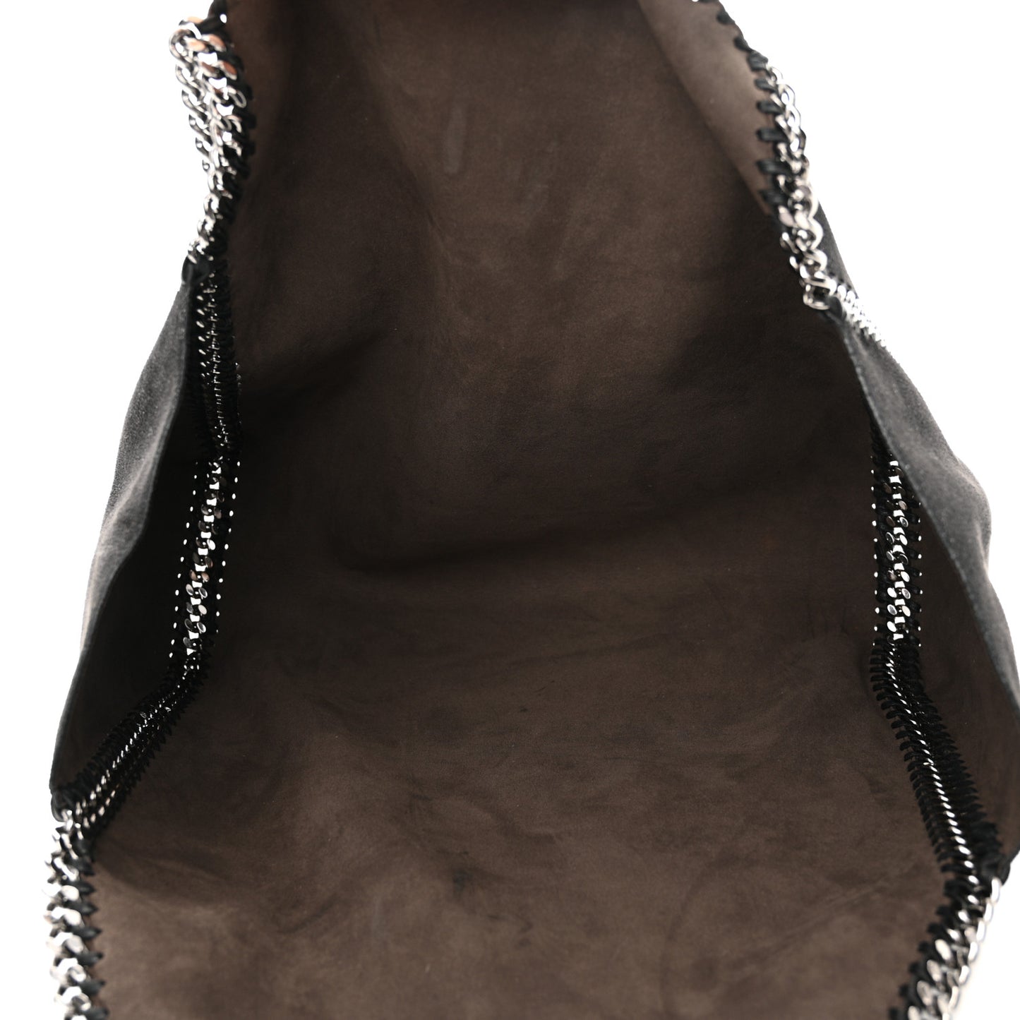 Leopard Shaggy Deer Falabella Reversible Tote Grey