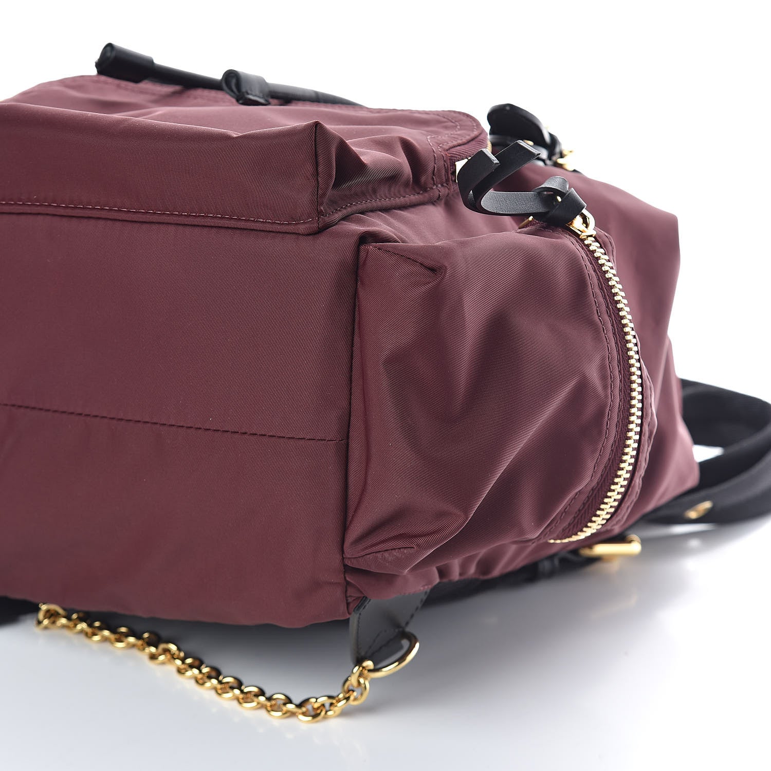 Burberry Nylon Medium Rucksack Backpack Burgundy Red 9 of 9