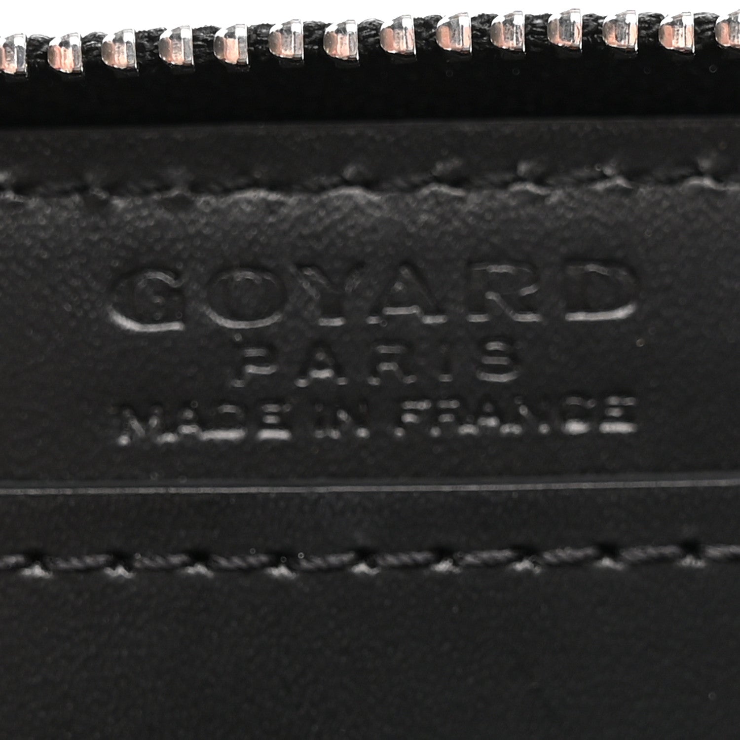 Goyard Goyardine Matignon PM Wallet Black 6 of 8