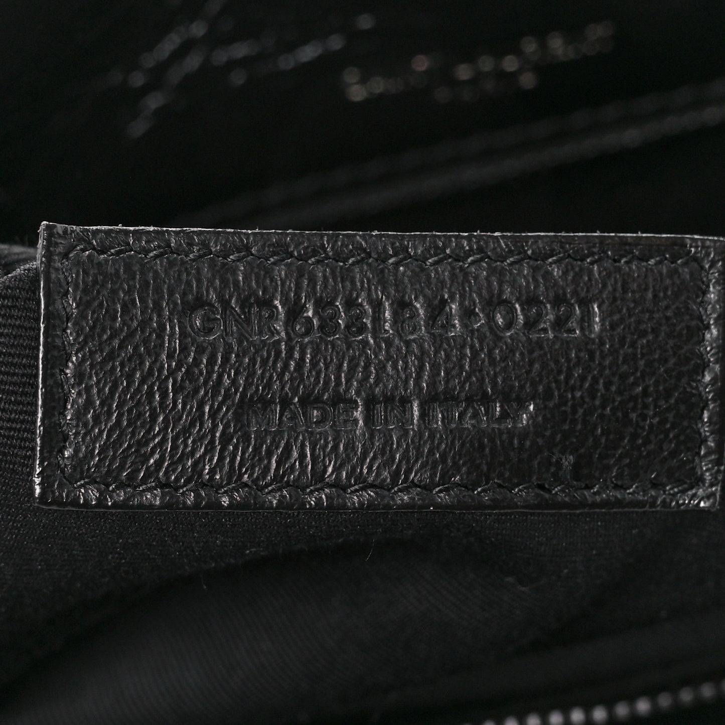 Crinkled Calfskin Matelasse Monogram Medium Niki Chain Satchel Black