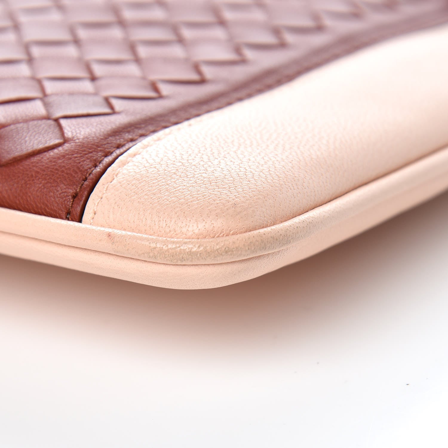 Bottega Veneta Nappa Intrecciato Zip Pouch Pink Brique 10 of 13