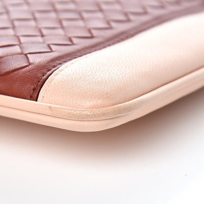 Bottega Veneta Nappa Intrecciato Zip Pouch Pink Brique 10 of 13