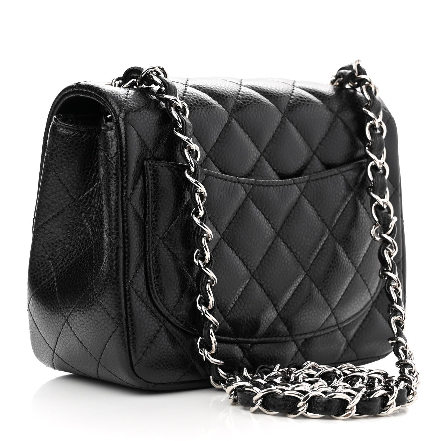 Chanel Caviar Quilted Mini Square Flap Black 3 of 10