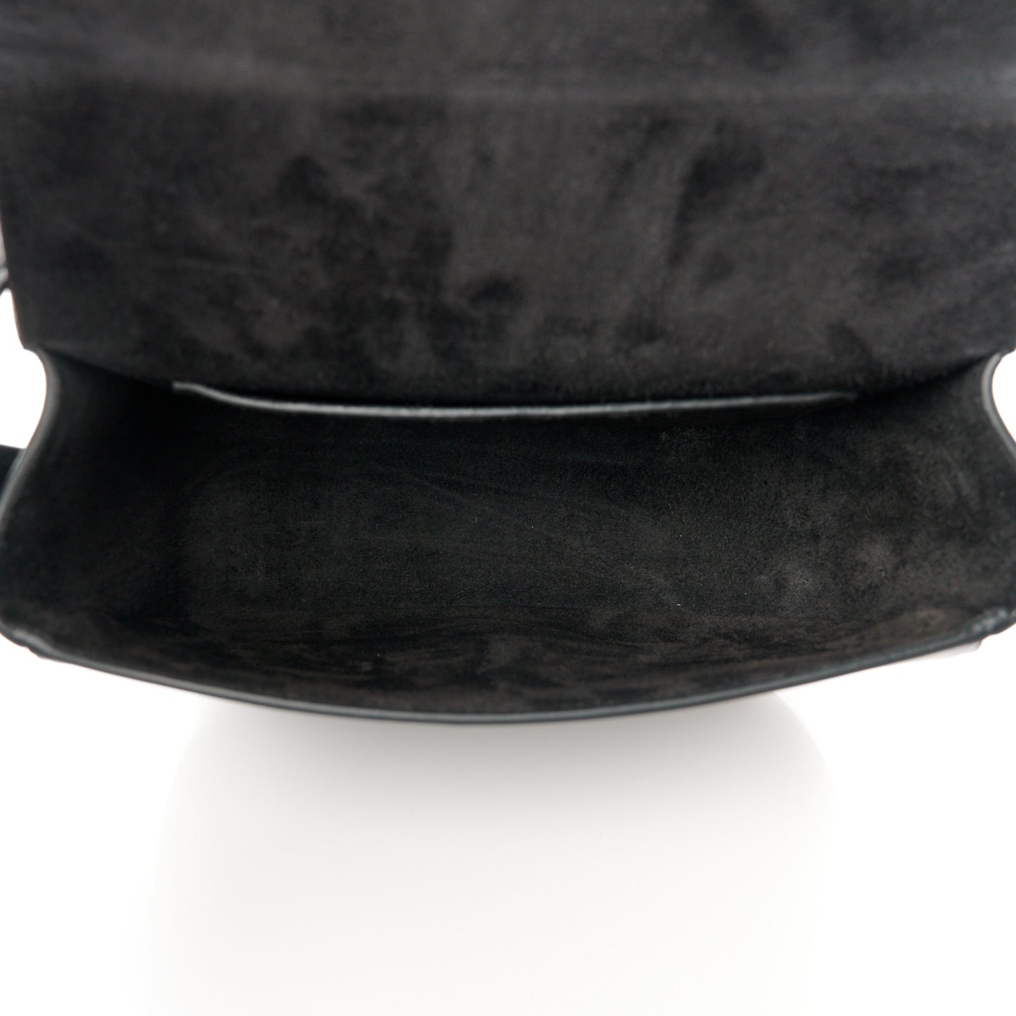 Smooth Calfskin Cuir Triomphe Folco Crossbody Bag Black