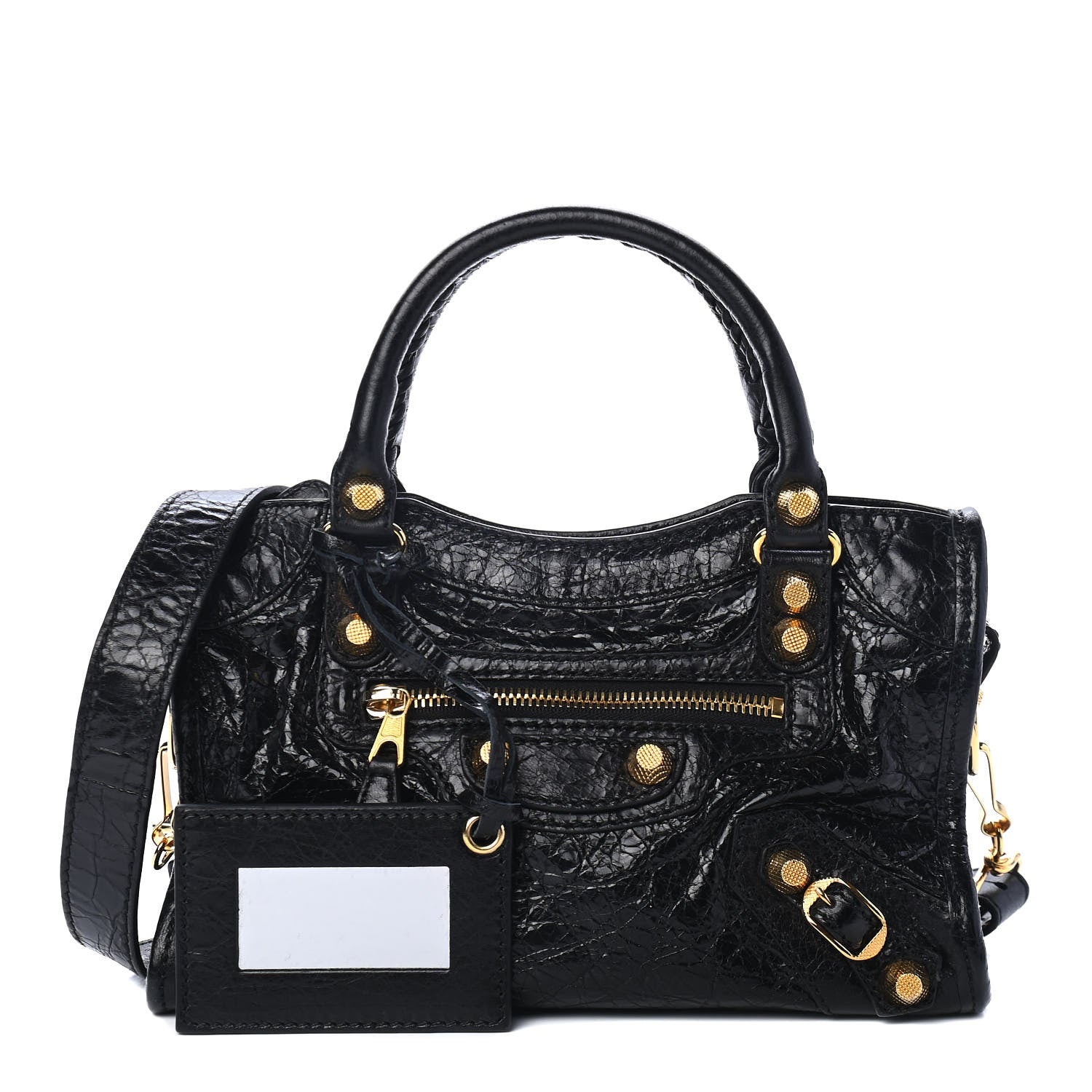 Balenciaga Agneau Giant 12 Gold Hardware Mini City Black 1 of 4