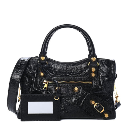 Balenciaga Agneau Giant 12 Gold Hardware Mini City Black 1 of 4