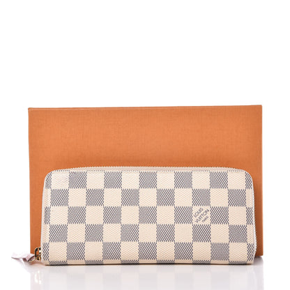 Louis Vuitton Damier Azur Clemence Wallet Rose Ballerine 8 of 8