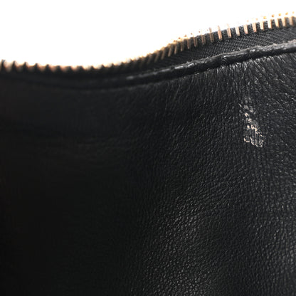 Valentino Garavani Grained Calfskin Rockstud Hobo Bag Black 10 of 10
