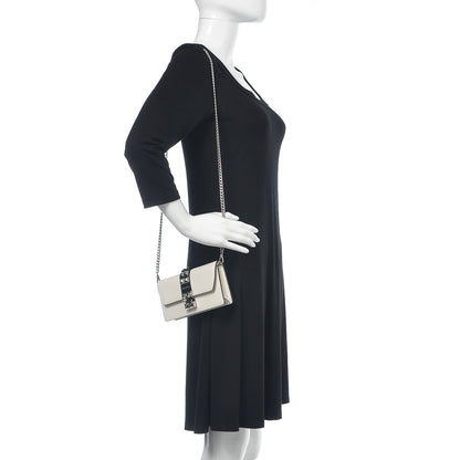 Prada City Calfskin Studded Mini Elektra Crossbody Bag White 2 of 9