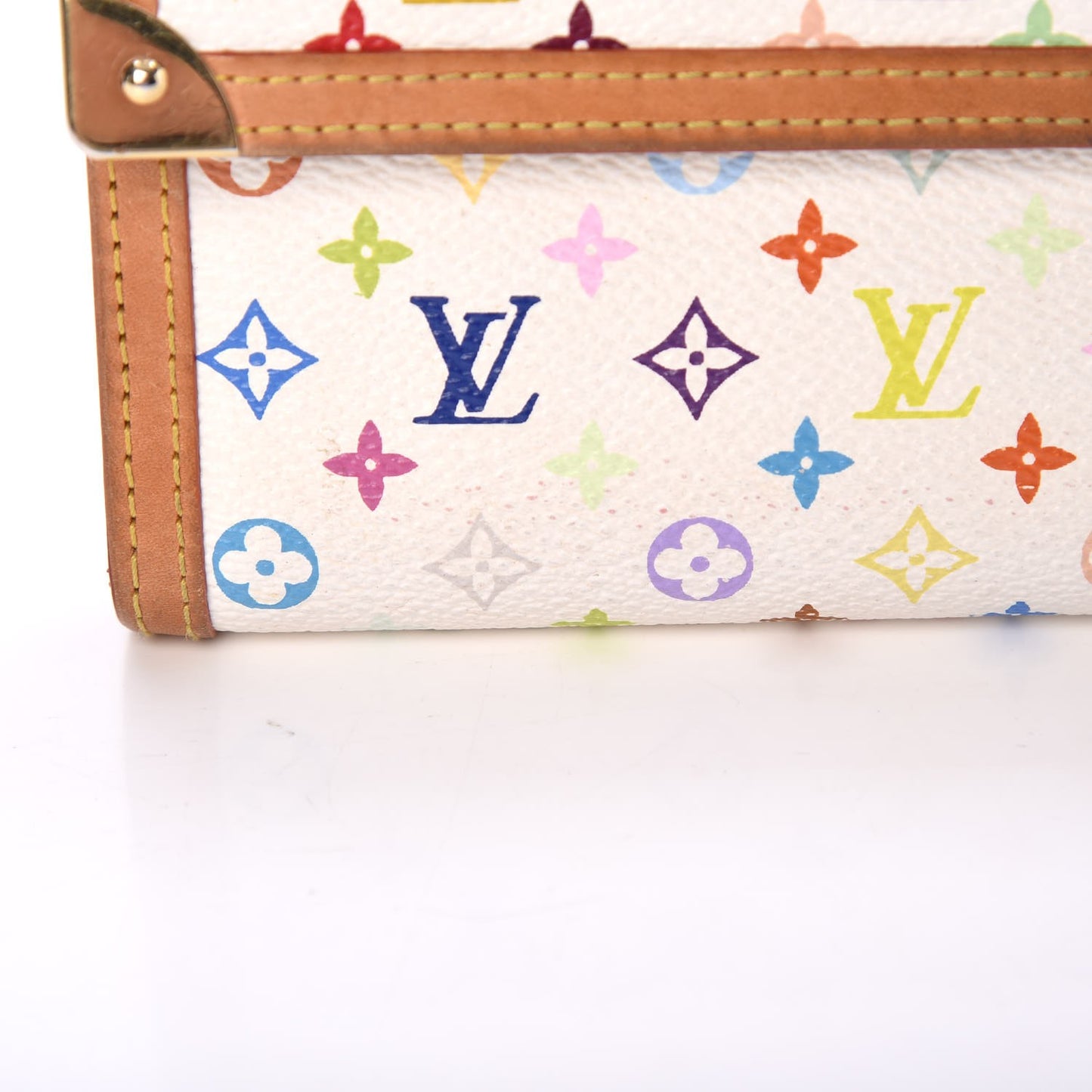 Monogram Multicolor Porte Tresor International Wallet White