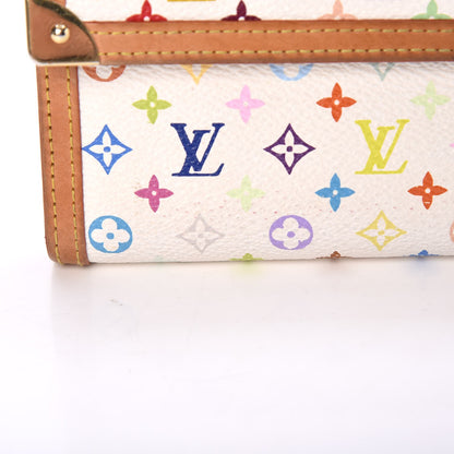 Louis Vuitton Monogram Multicolor Porte Tresor International Wallet White 20 of 25