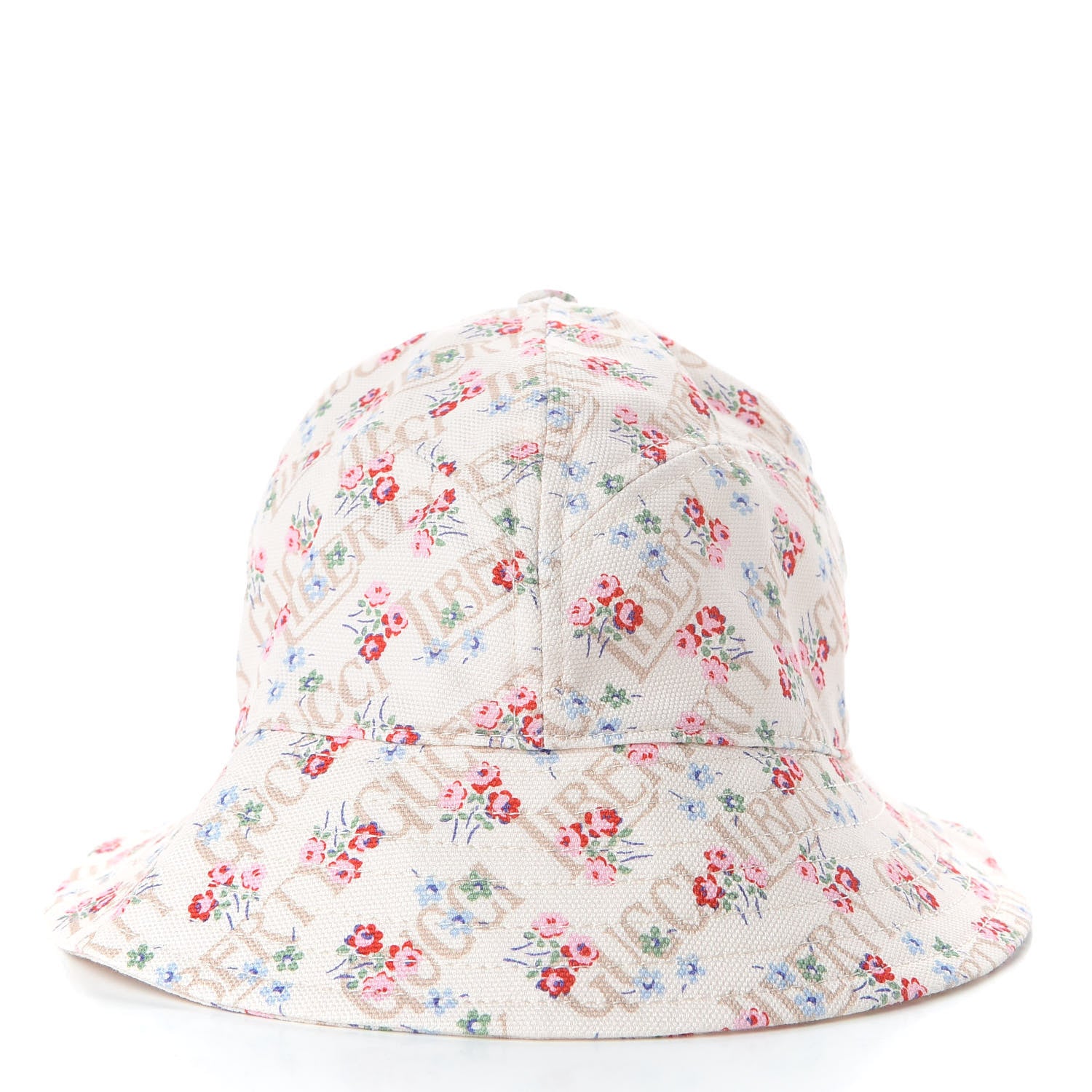 Gucci X LIBERTY OF LONDON Canvas Floral Print London Bucket Hat M White 3 of 7