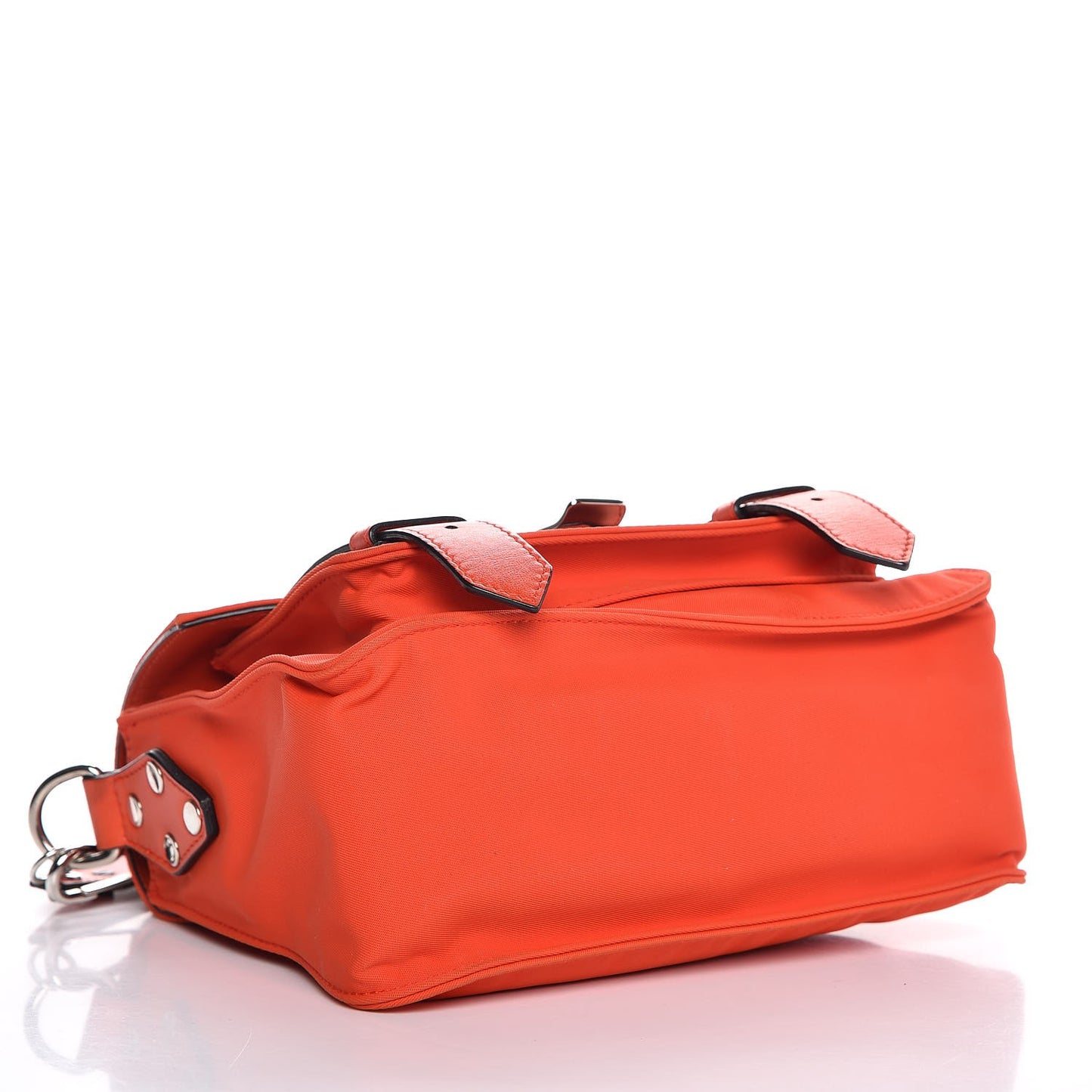 Nylon Calfskin PS1 Pouch Messenger Fire Red
