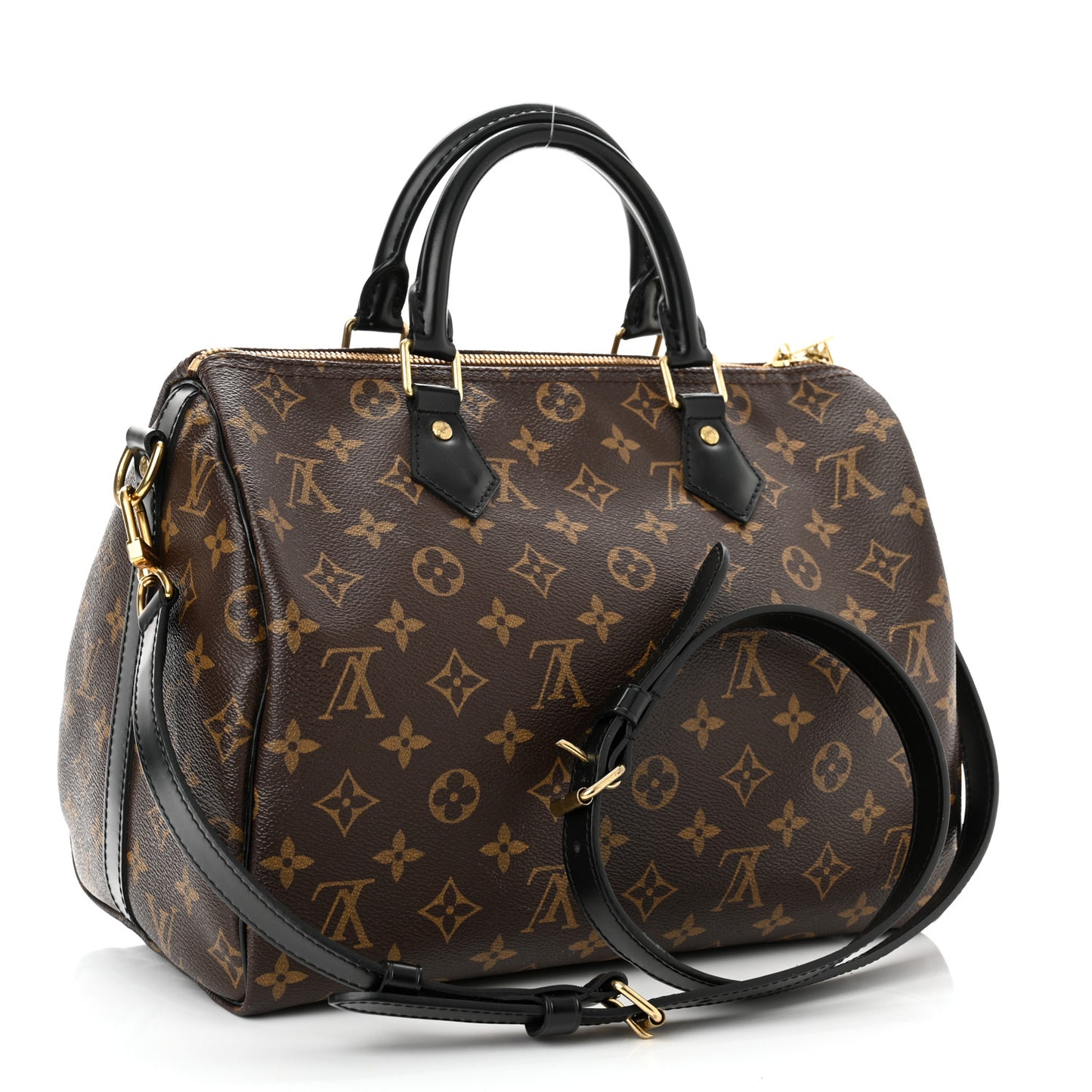 Monogram My World Tour Speedy Bandouliere 30 Black
