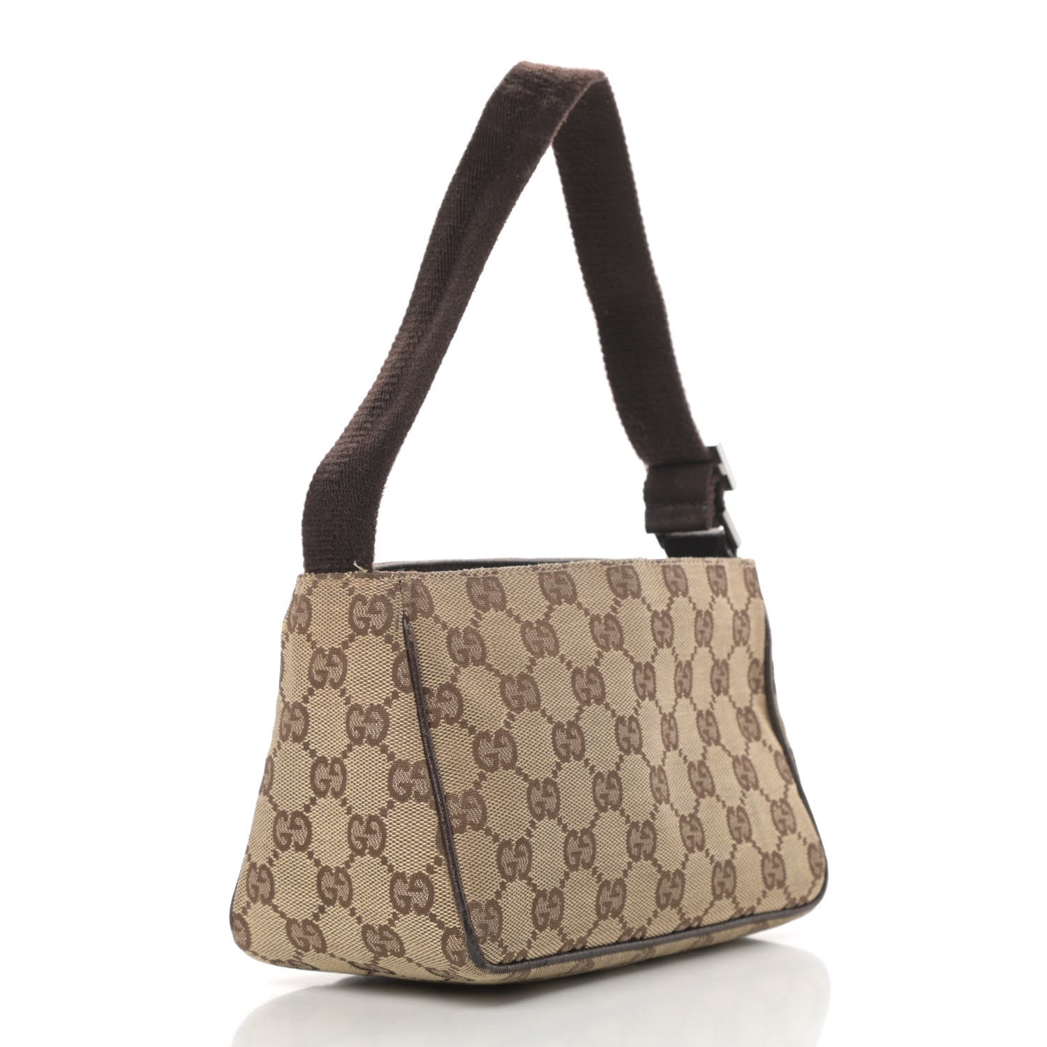 Gucci Monogram Shoulder Bag Dark Brown 3 of 14