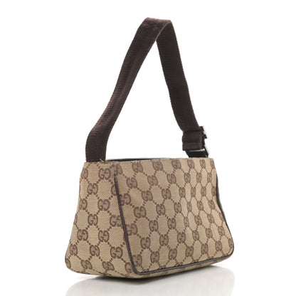 Gucci Monogram Shoulder Bag Dark Brown 3 of 14