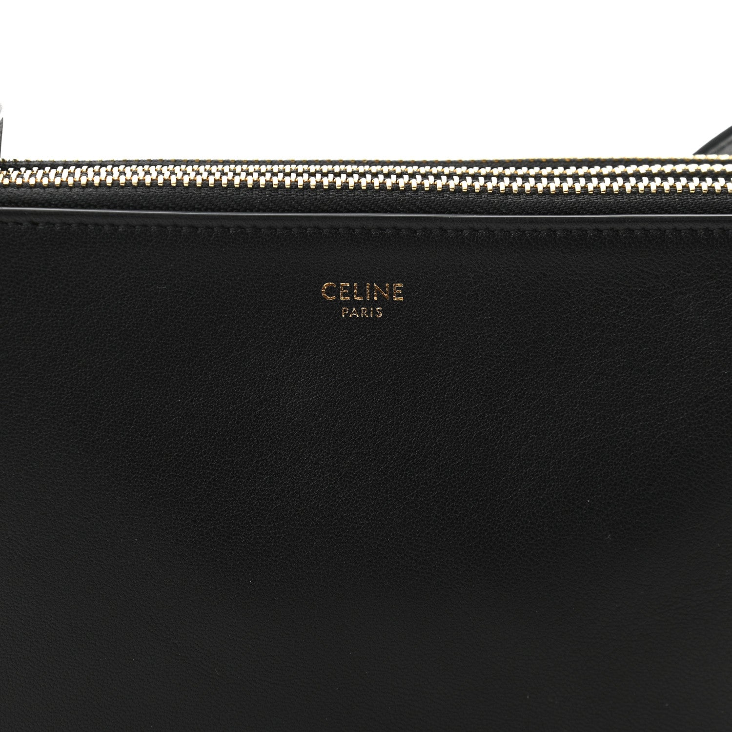 Celine Lambskin Small Trio Crossbody Bag Black 9 of 12