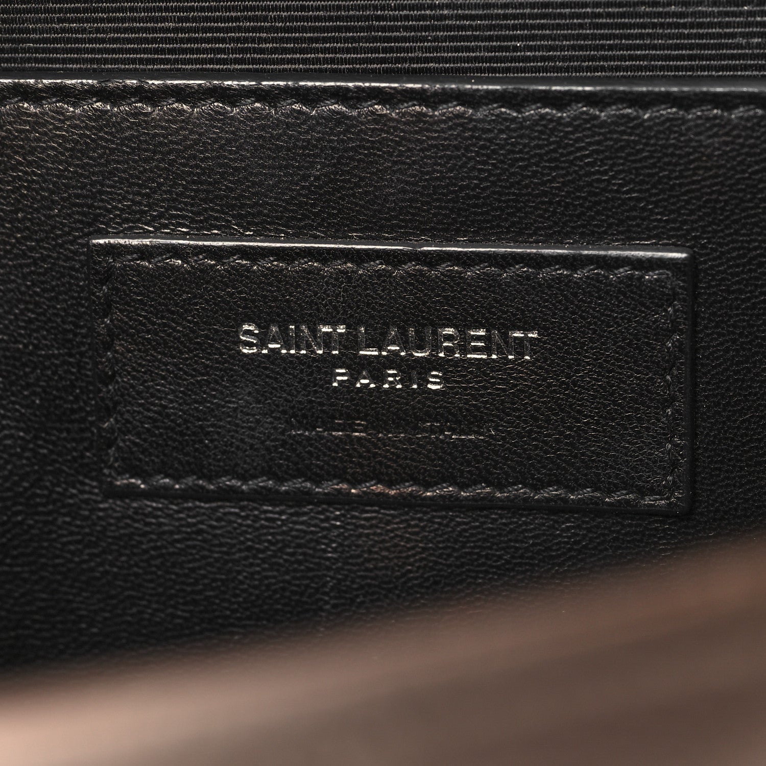 Saint Laurent Grain De Poudre Textured Mixed Matelasse Medium Triquilt Monogram Satchel Marble Pink 6 of 10