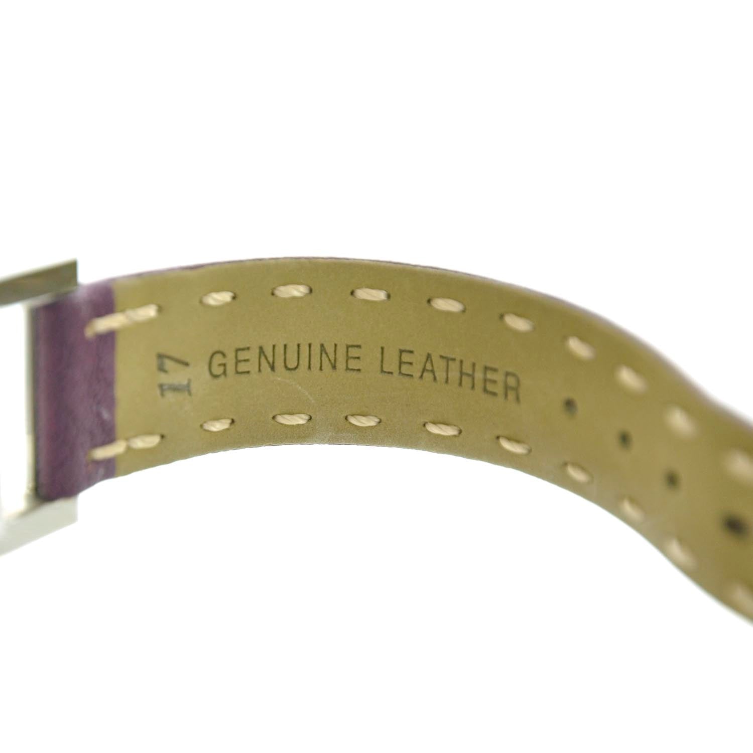 Fendi Stainless Steel Calfskin 23mm Quartz Watch Purple 6 of 7