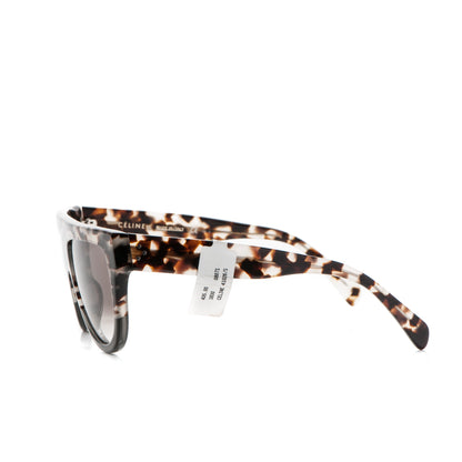 Celine Acetate Shadow Sunglasses CL 41026/S Tortoise Havana Blue 3 of 5