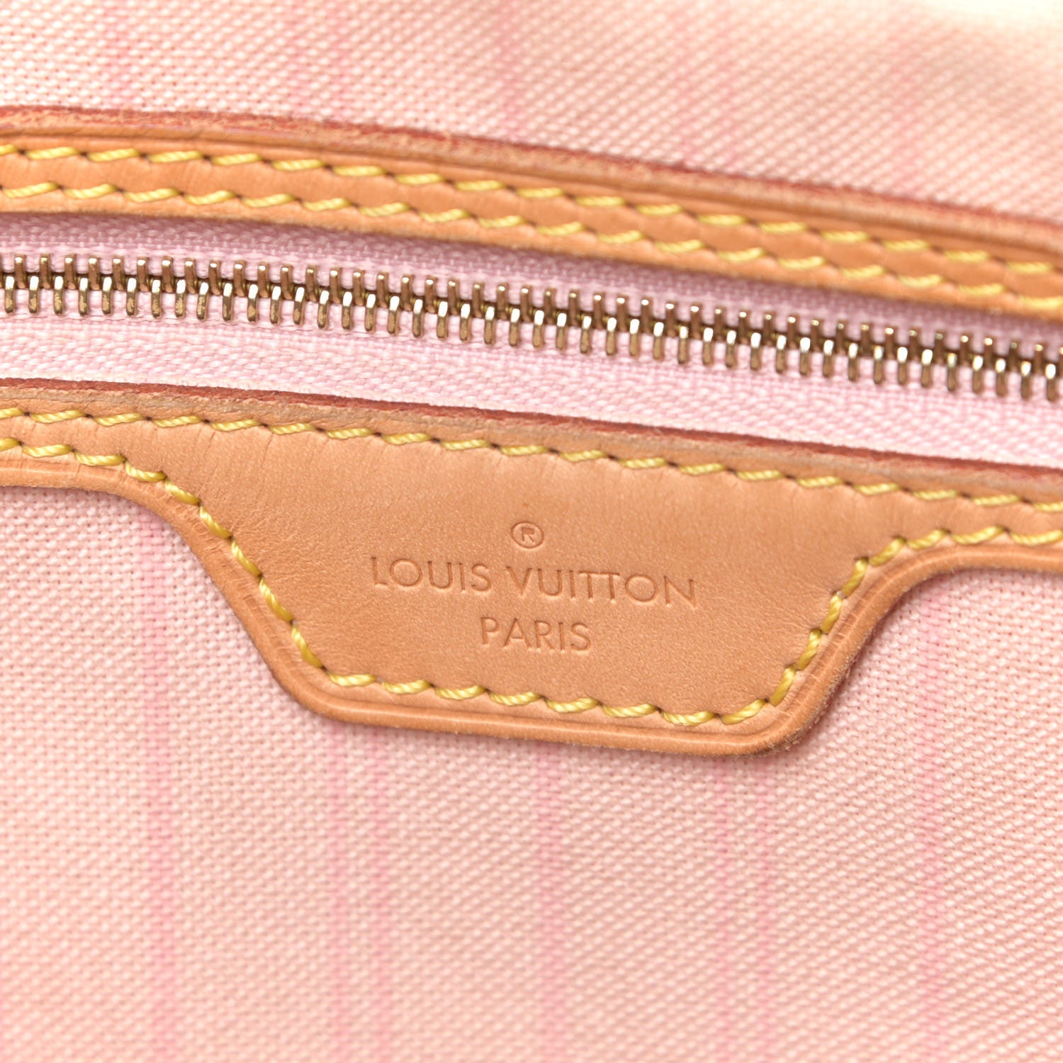 Louis Vuitton Damier Azur Delightful MM Rose Ballerine 6 of 14