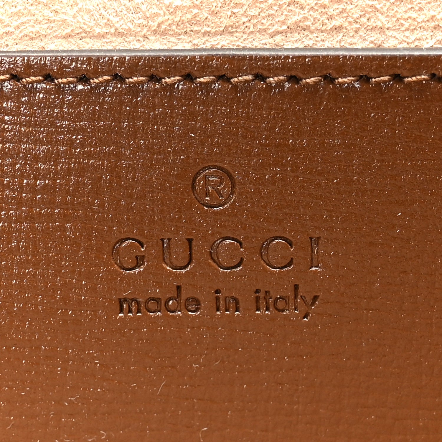 Gucci GG Supreme Monogram Azalea Calfskin Web Jackie 1961 Belt Bag 100 40 Beige Ebony Brown Sugar 6 of 10