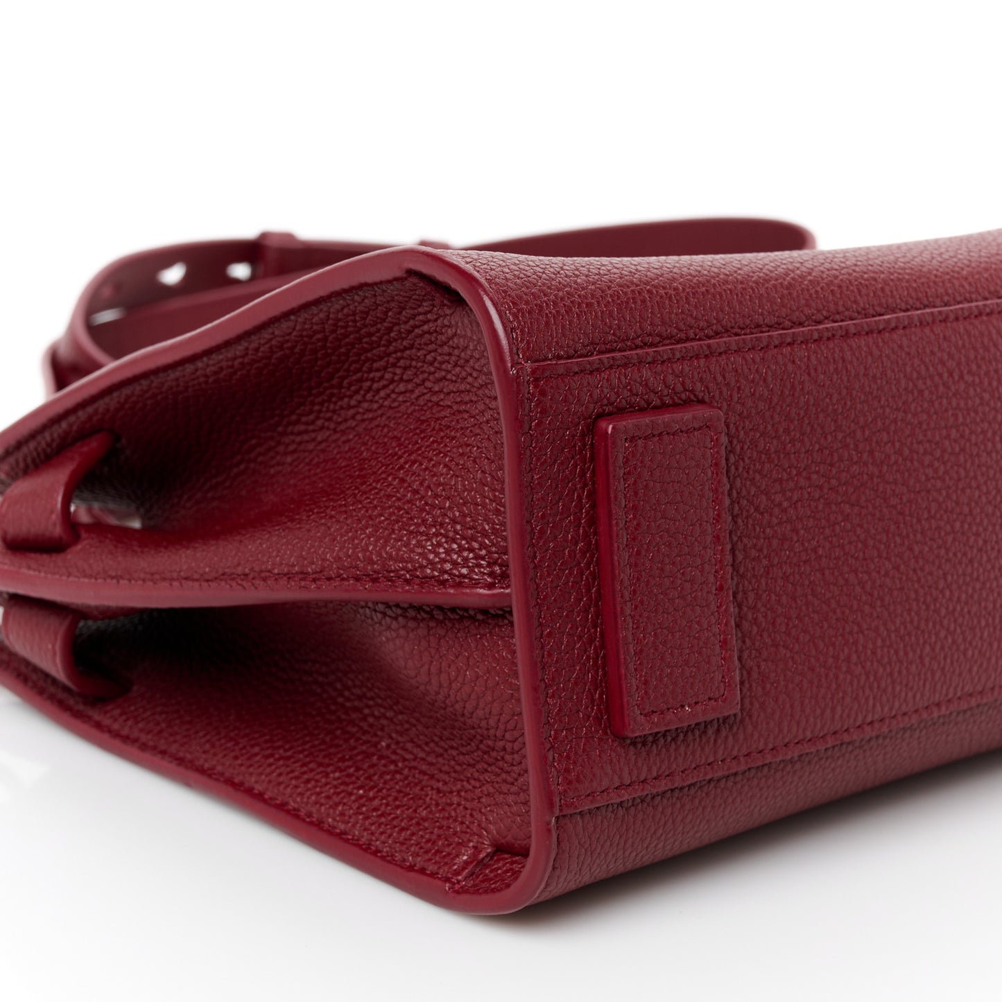 Grained Calfskin Nano Sac De Jour Souple Palissandre