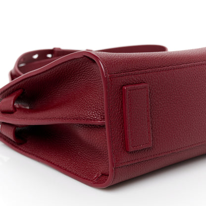 Saint Laurent Grained Calfskin Nano Sac De Jour Souple Palissandre 10 of 11