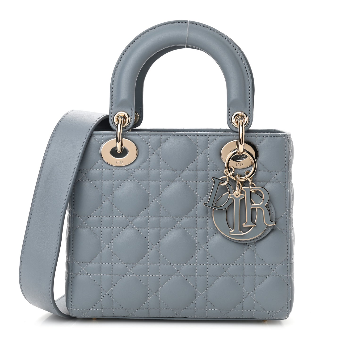 Lambskin Cannage Small My Lady Dior Blue