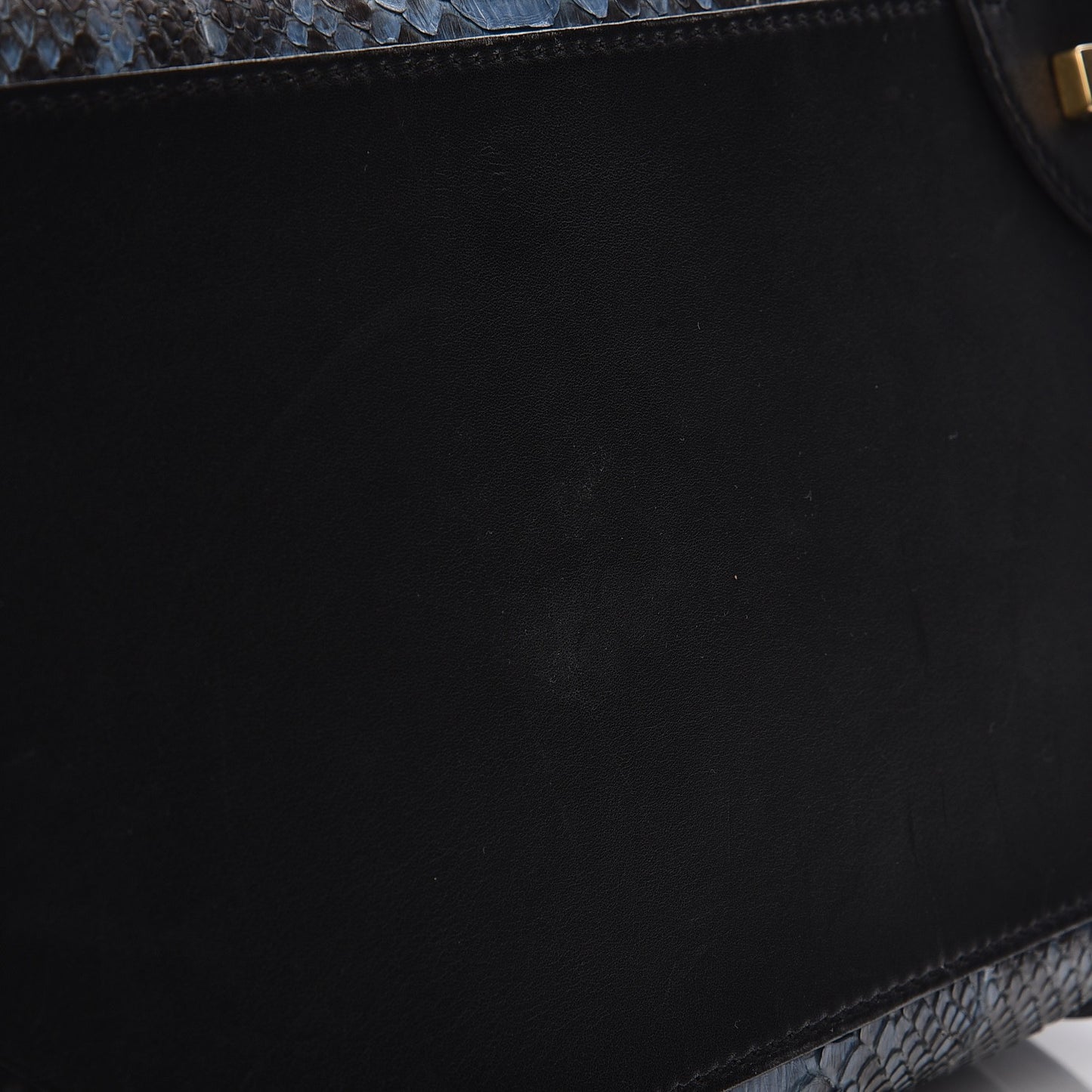 Python Suede Mini Luggage
