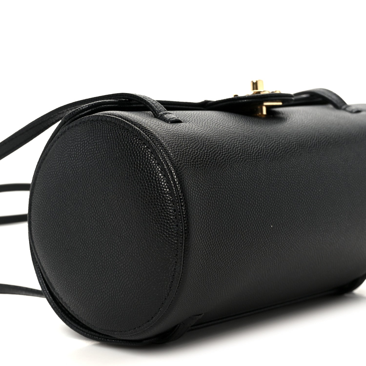 Chanel Shiny Caviar Preppy Coco Small Bowling Bag Black 10 of 12