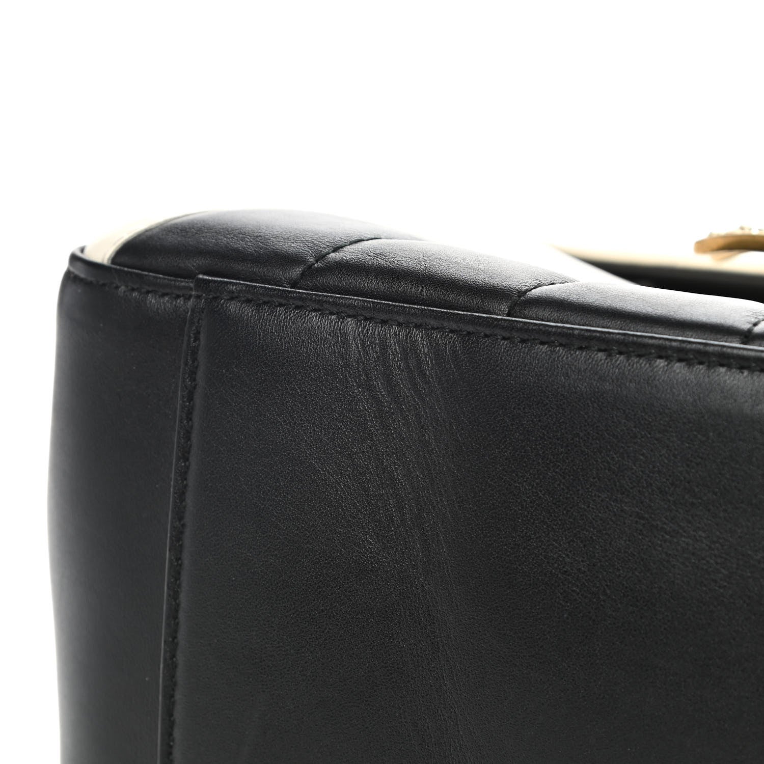 Gucci Calfskin Bamboo Trapuntata Queen Margaret Backpack Mystic White Black 16 of 19