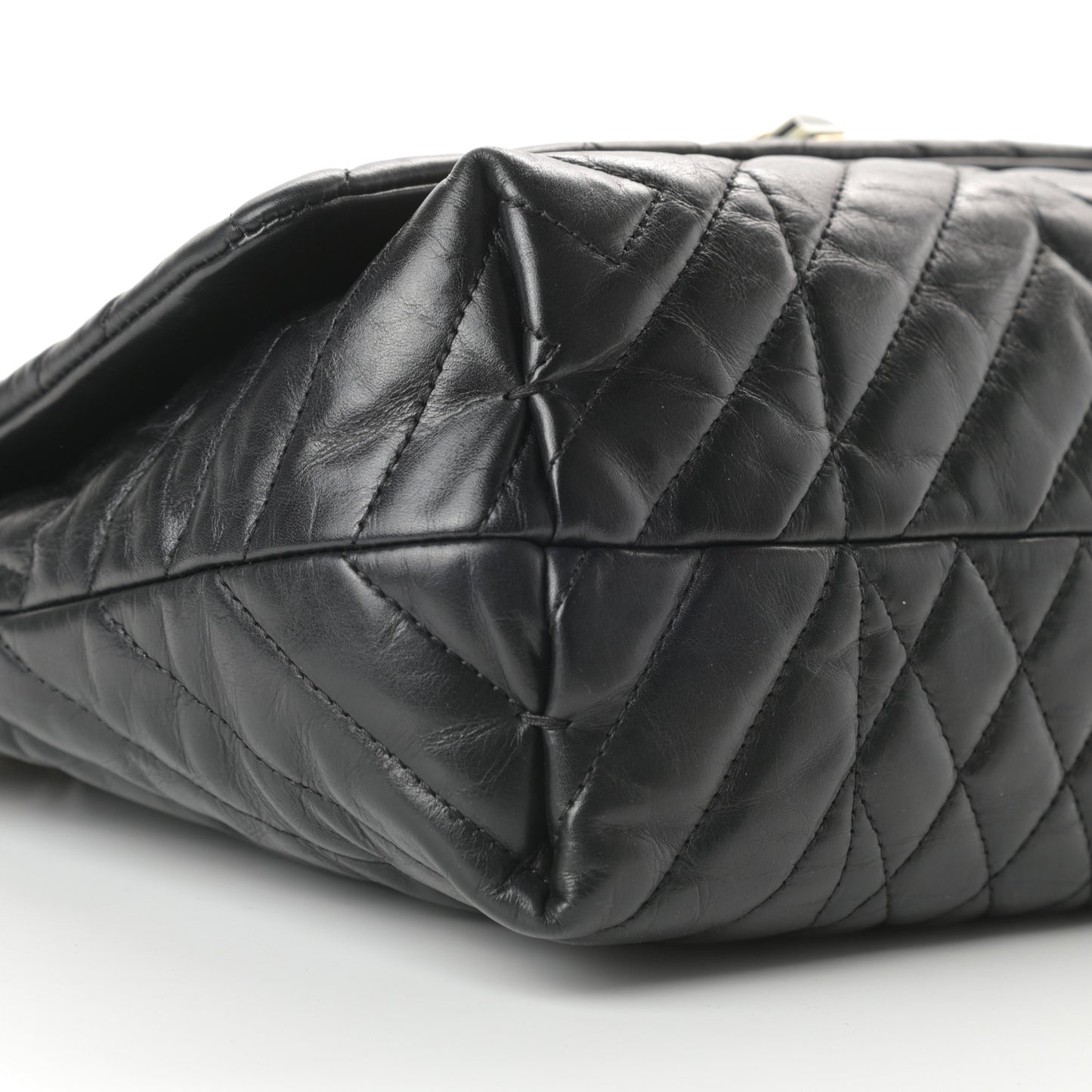 Lambskin Quilted Medium Happy Shoulder Bag Black