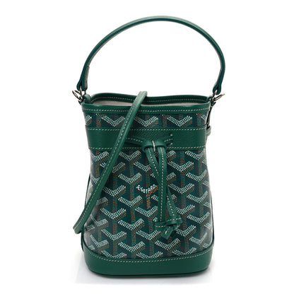 Goyard Goyardine Petit Flot Mini Bucket Bag Green 1 of 10