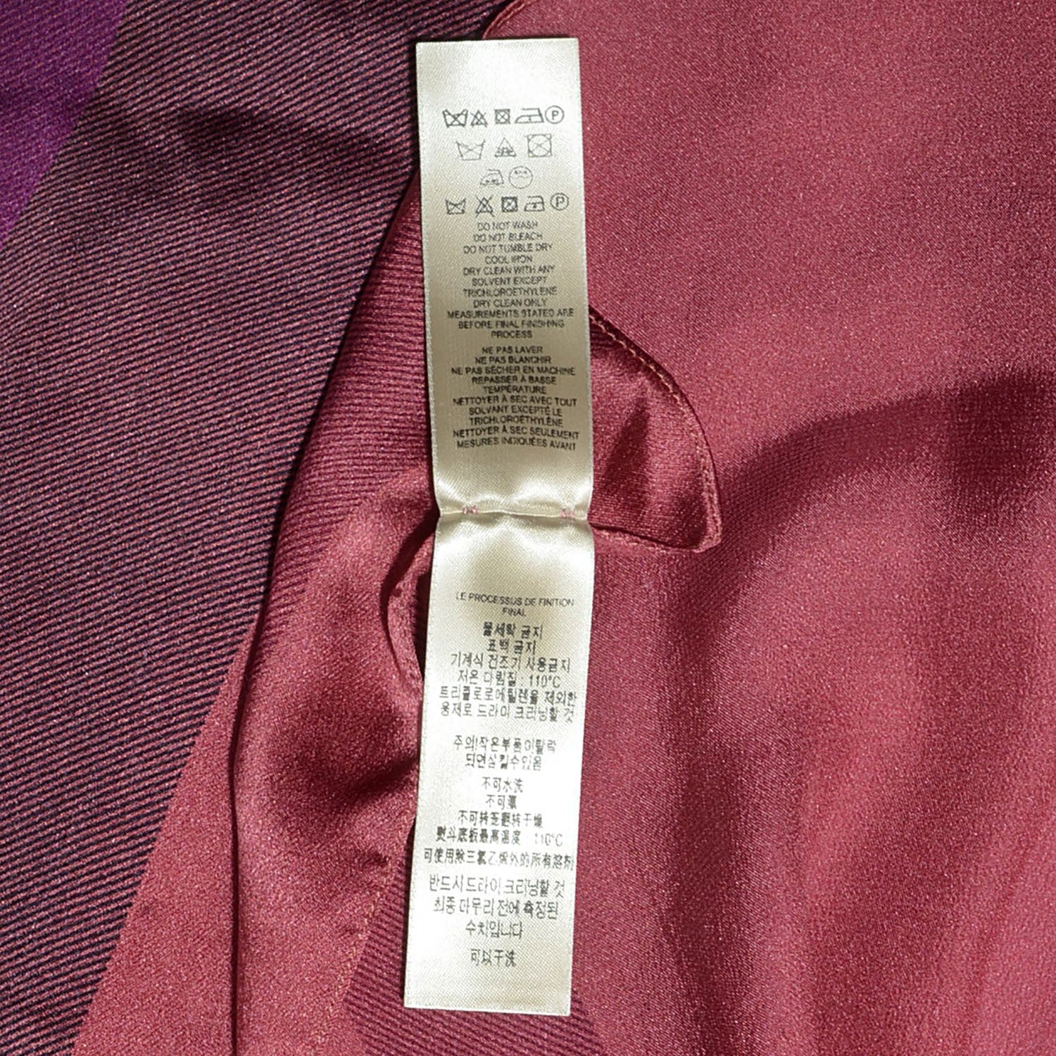 Burberry Silk Giant Check Scarf 5 of 7