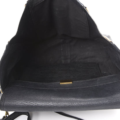 3.1 Phillip Lim 3.1 Textured Calfskin Medium Pashli Satchel Black 4 of 19