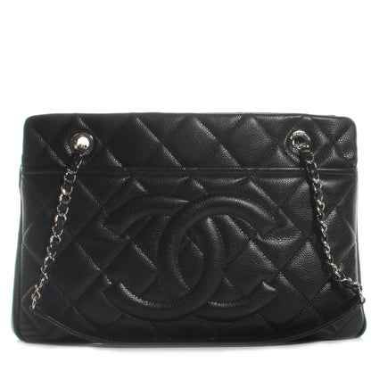 Chanel Caviar CC Timeless Tote Black 1 of 8