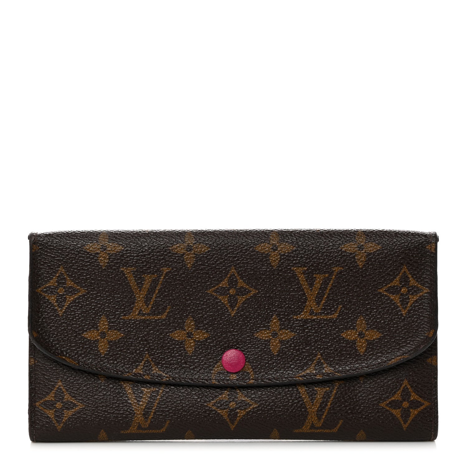 Louis Vuitton Monogram Emilie Wallet Fuchsia 1 of 7