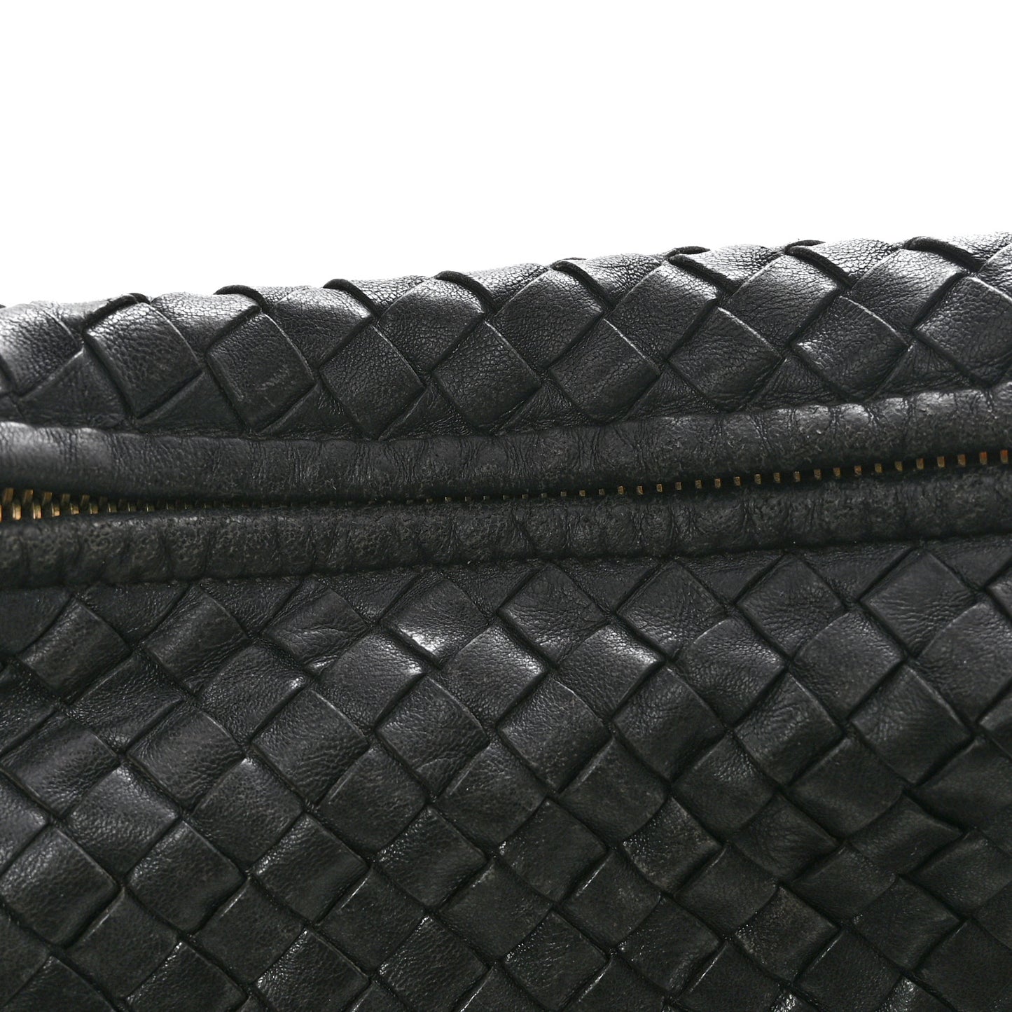 Nappa Intrecciato Large Veneta Hobo Black