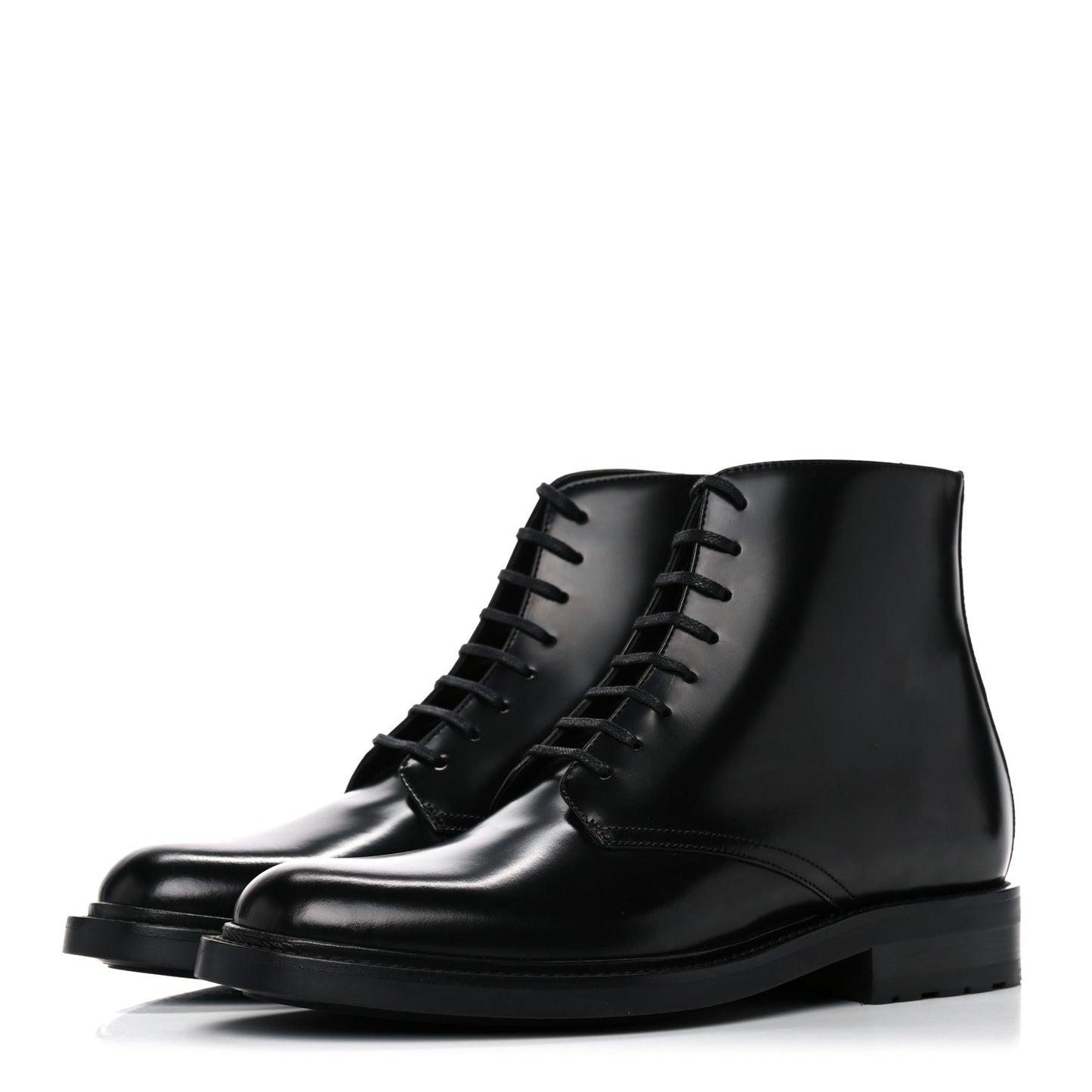 Calfskin Womens Army Combat Boots 39 Black