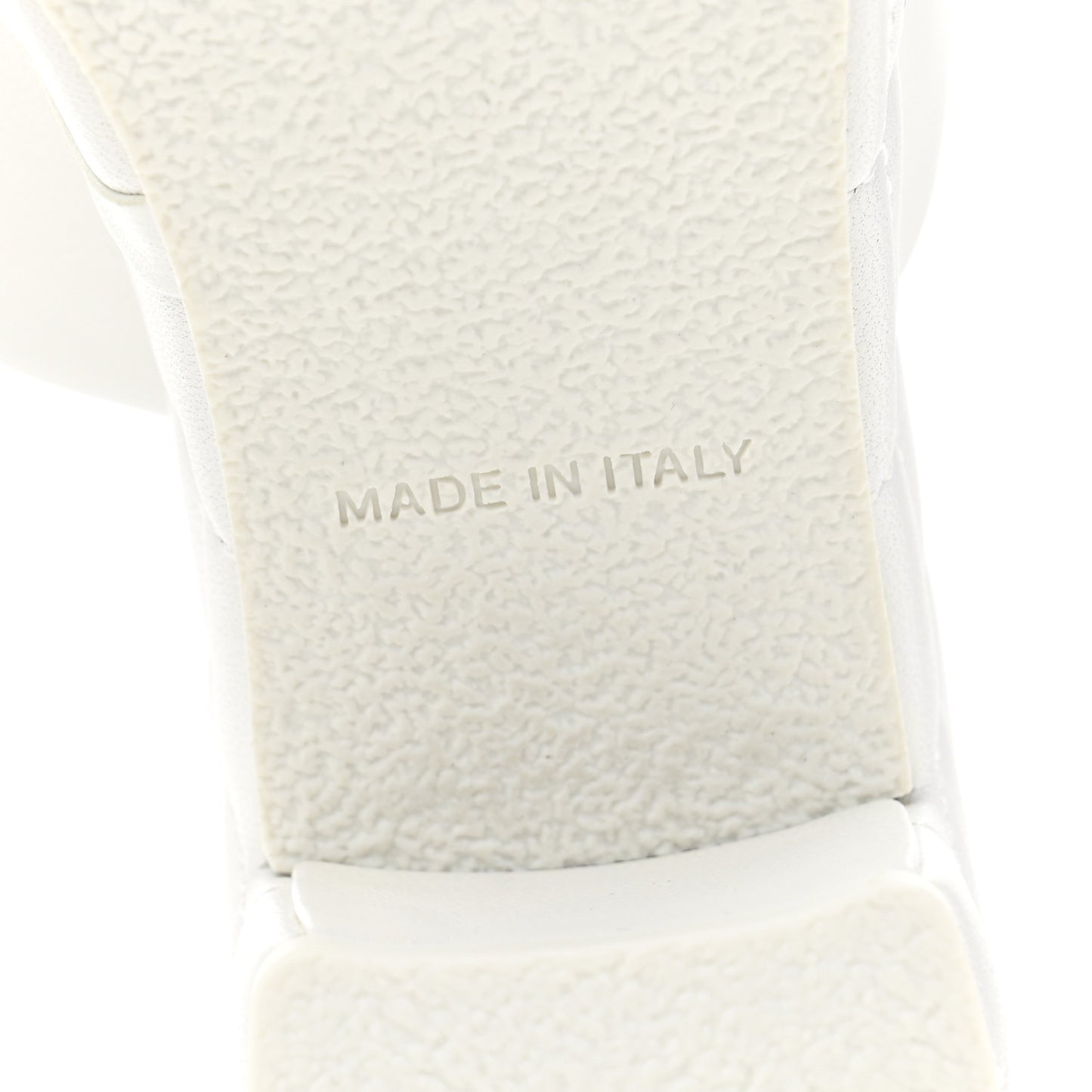 Lambskin Quilted CC Platform Mules 38 White