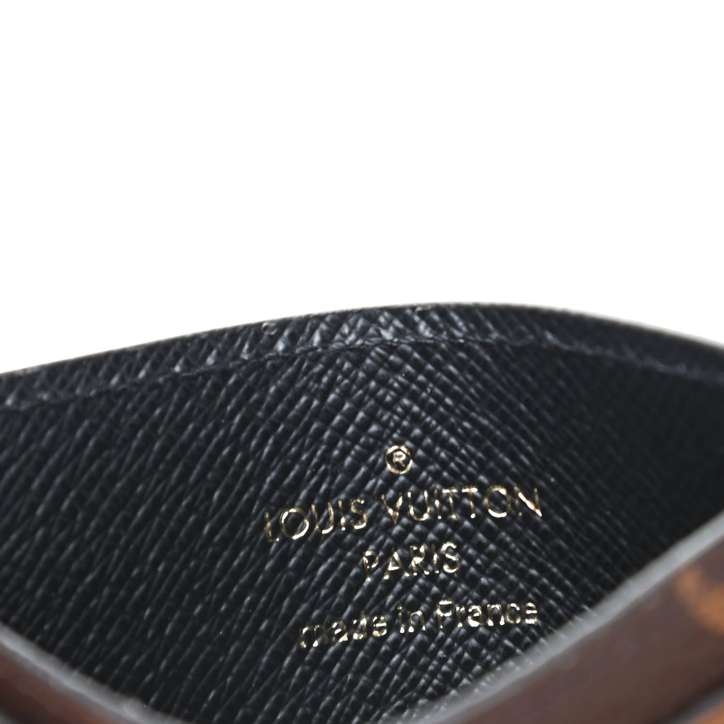 Reverse Monogram Card Holder